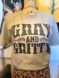 Gray And Gritty Solid Tee