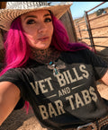 Vet bills and bar tabs