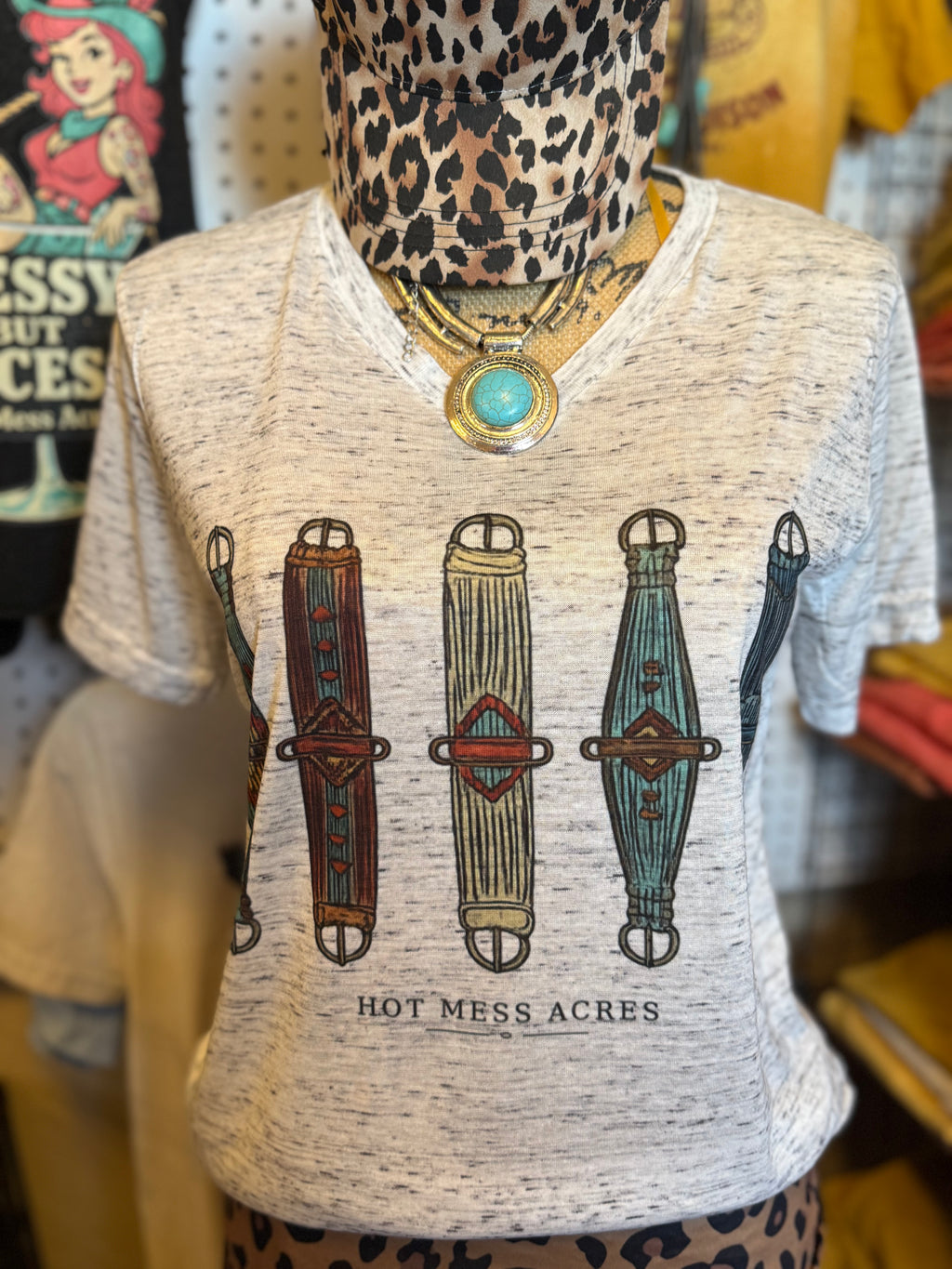 Painted Cinch Co on Jersey V-Neck