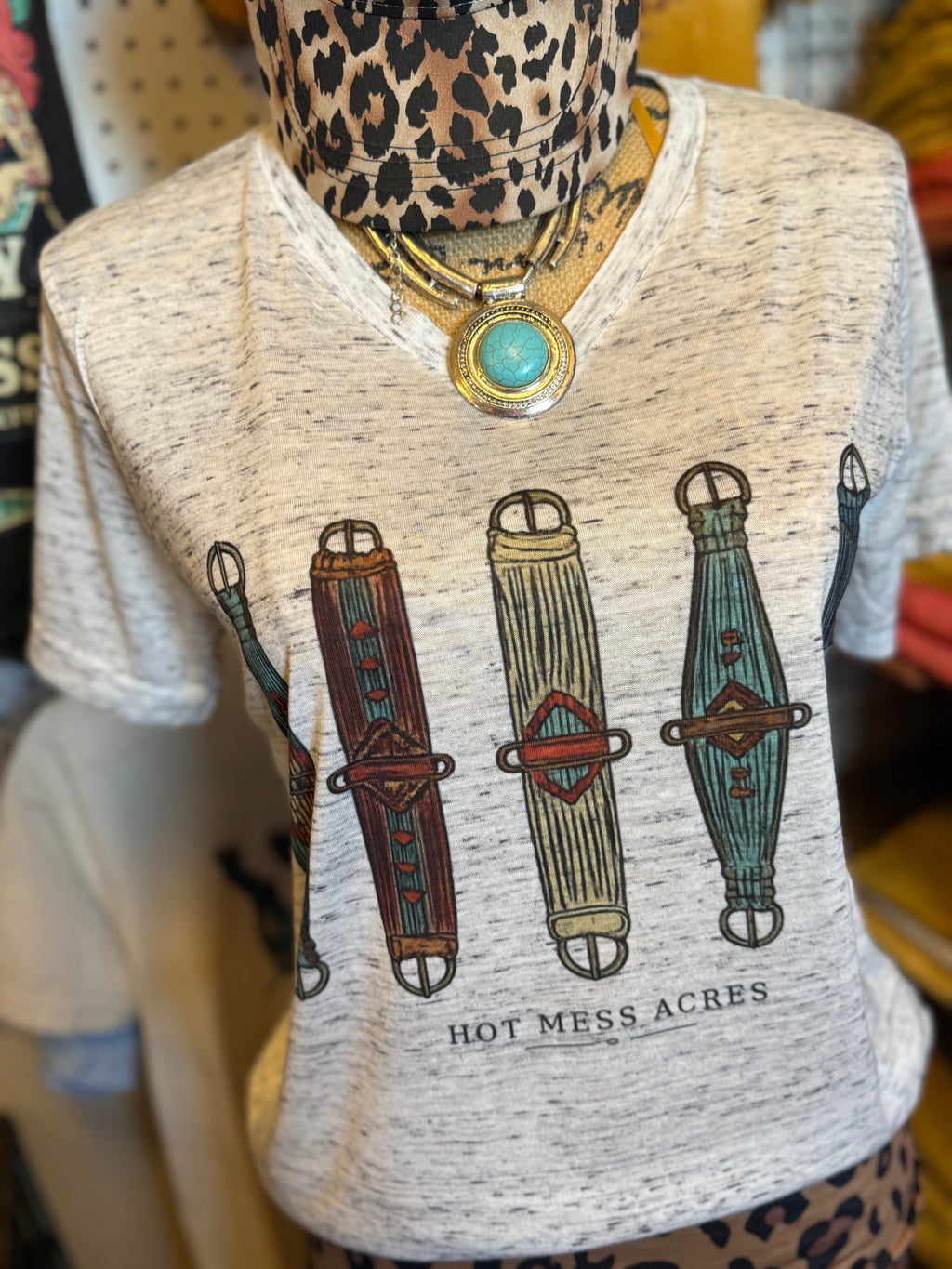Painted Cinch Co on Jersey V-Neck