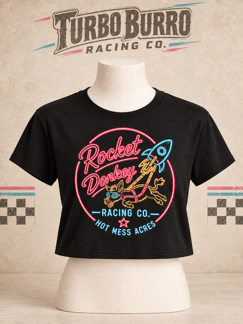 Neon Rocket Donkey Racing Co