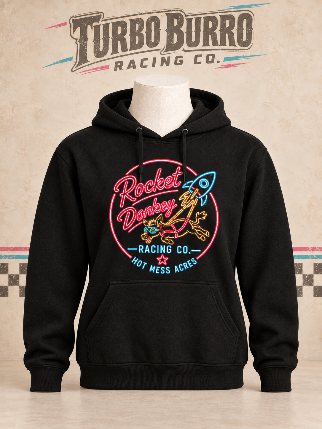Neon Rocket Donkey Racing Co