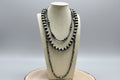 Western Faux Sterling Pearl 3-Piece Necklace Set — 18", 22", 26" Layered Trio